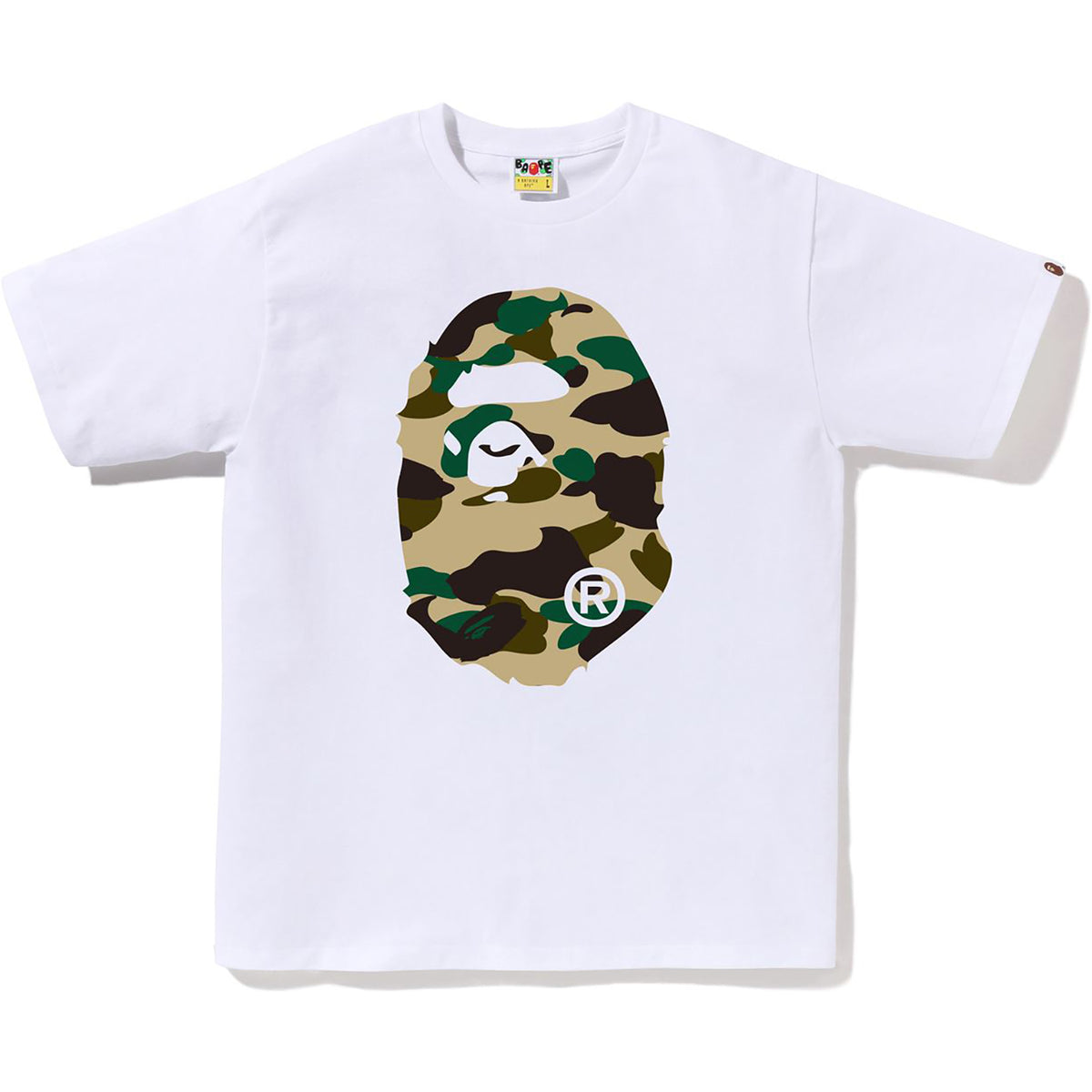 1ST CAMO BIG APE HEAD TEE MENS