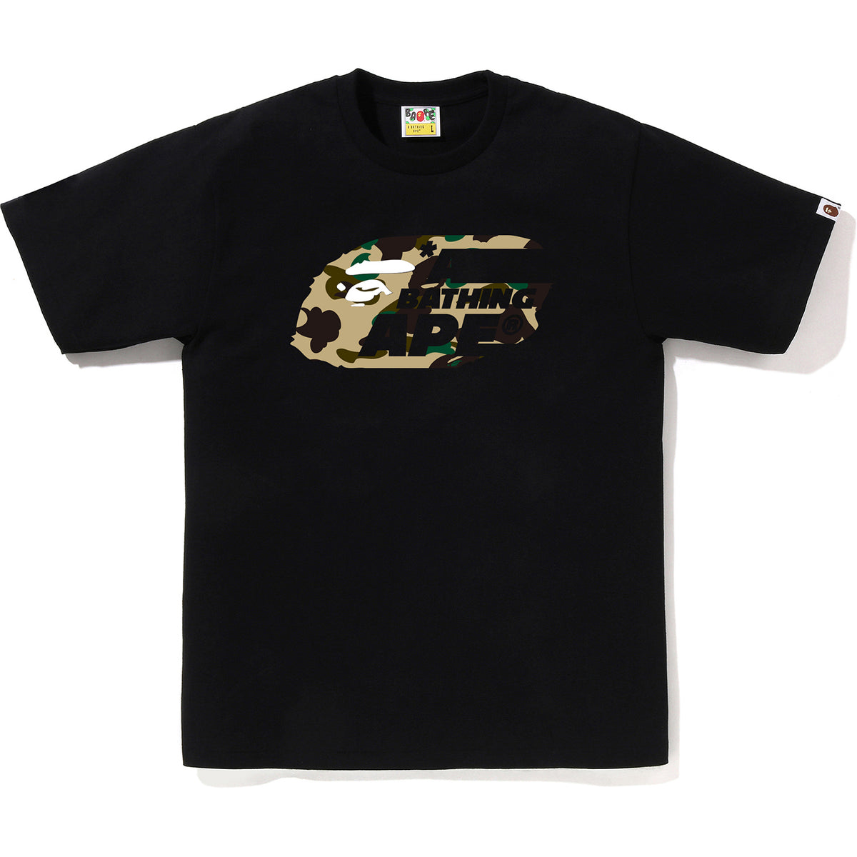 1ST CAMO MOVING APE HEAD TEE MENS