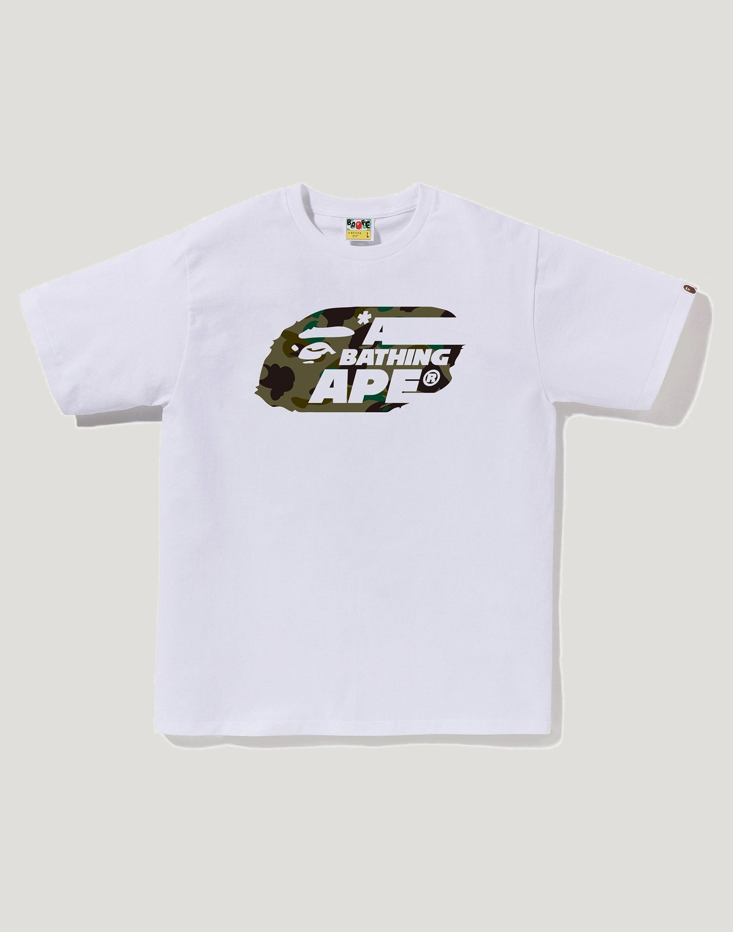 1ST CAMO MOVING APE HEAD TEE MENS