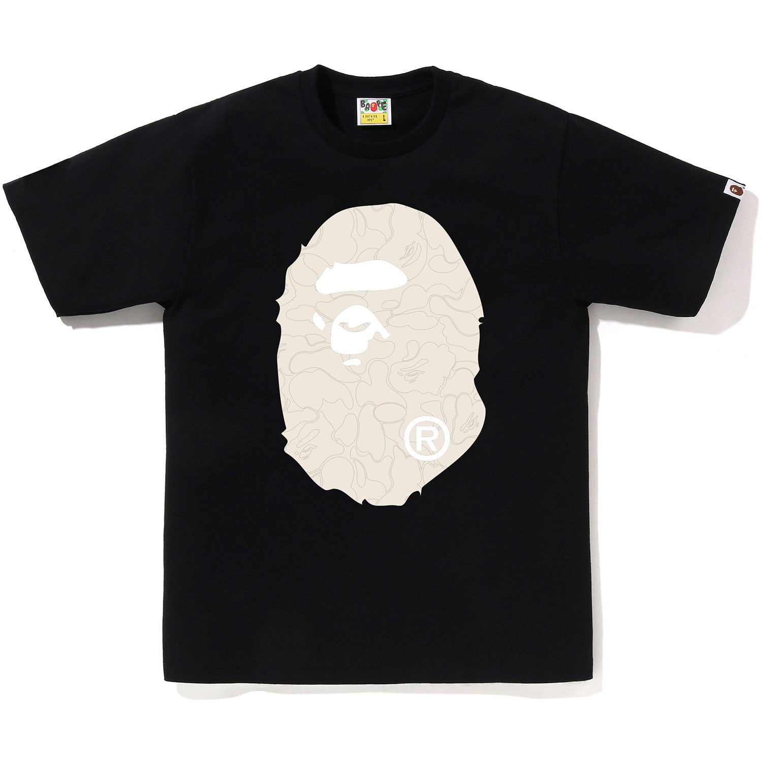 LINE CAMO BIG APE HEAD TEE MENS – us.bape.com