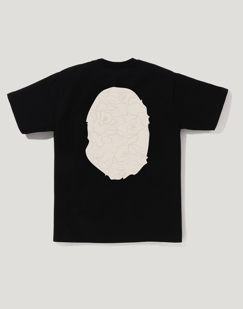 LINE CAMO BIG APE HEAD TEE MENS