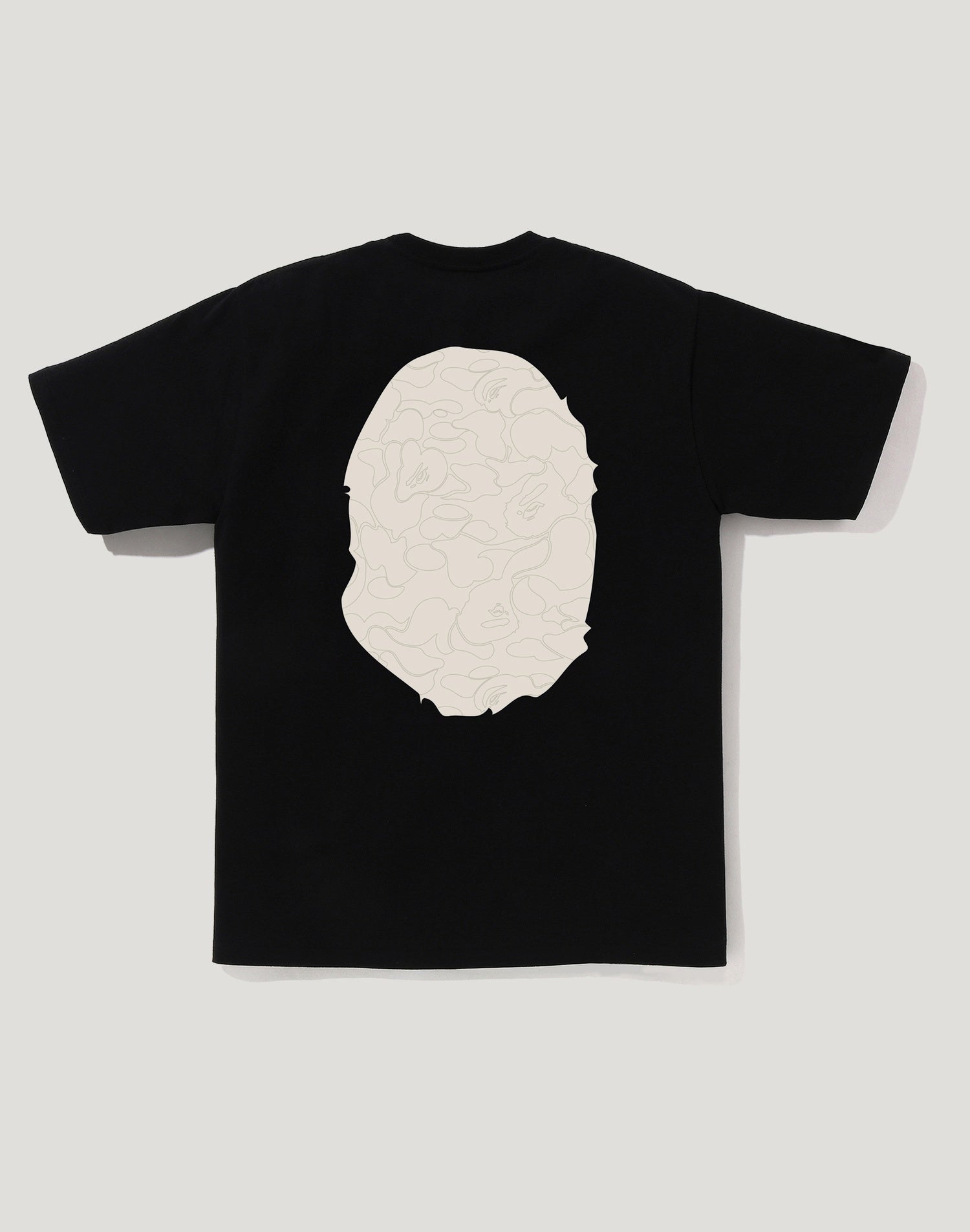 LINE CAMO BIG APE HEAD TEE MENS