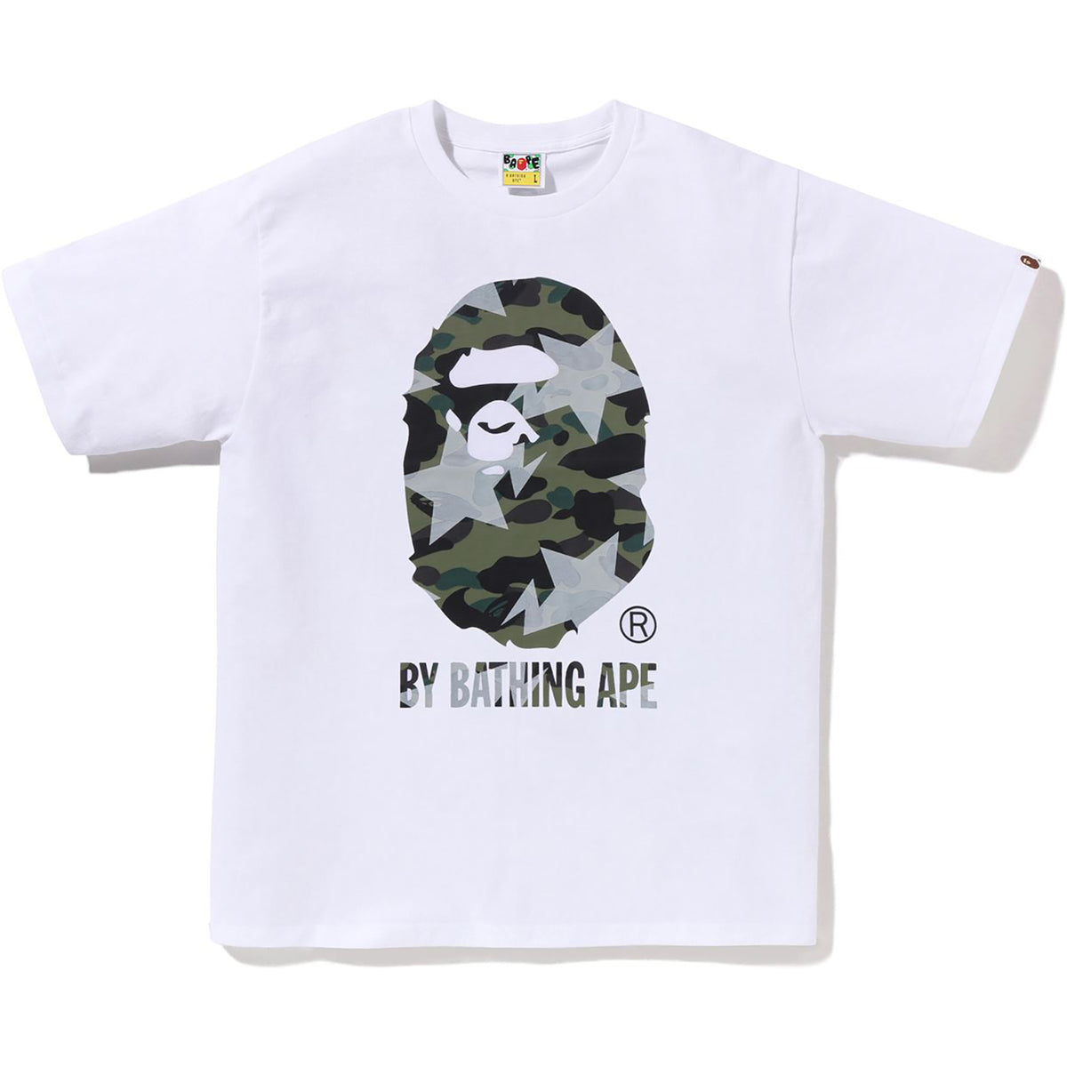STA OVER PRINT 1ST CAMO BY BATHING APE TEE MENS