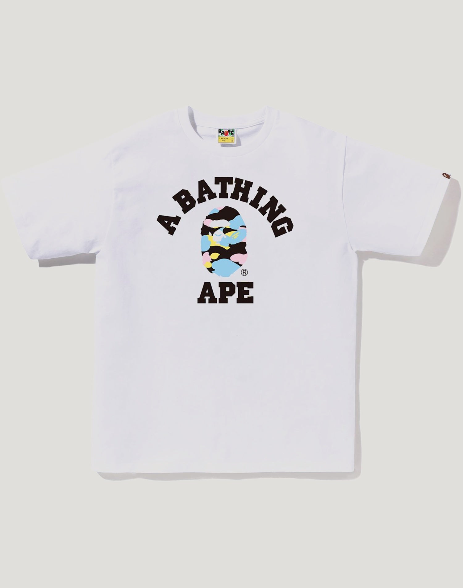 NEW MULTI CAMO COLLEGE TEE MENS