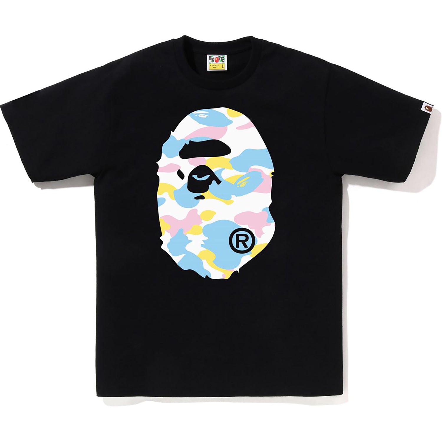 NEW MULTI CAMO BIG APE HEAD TEE MENS – us.bape.com