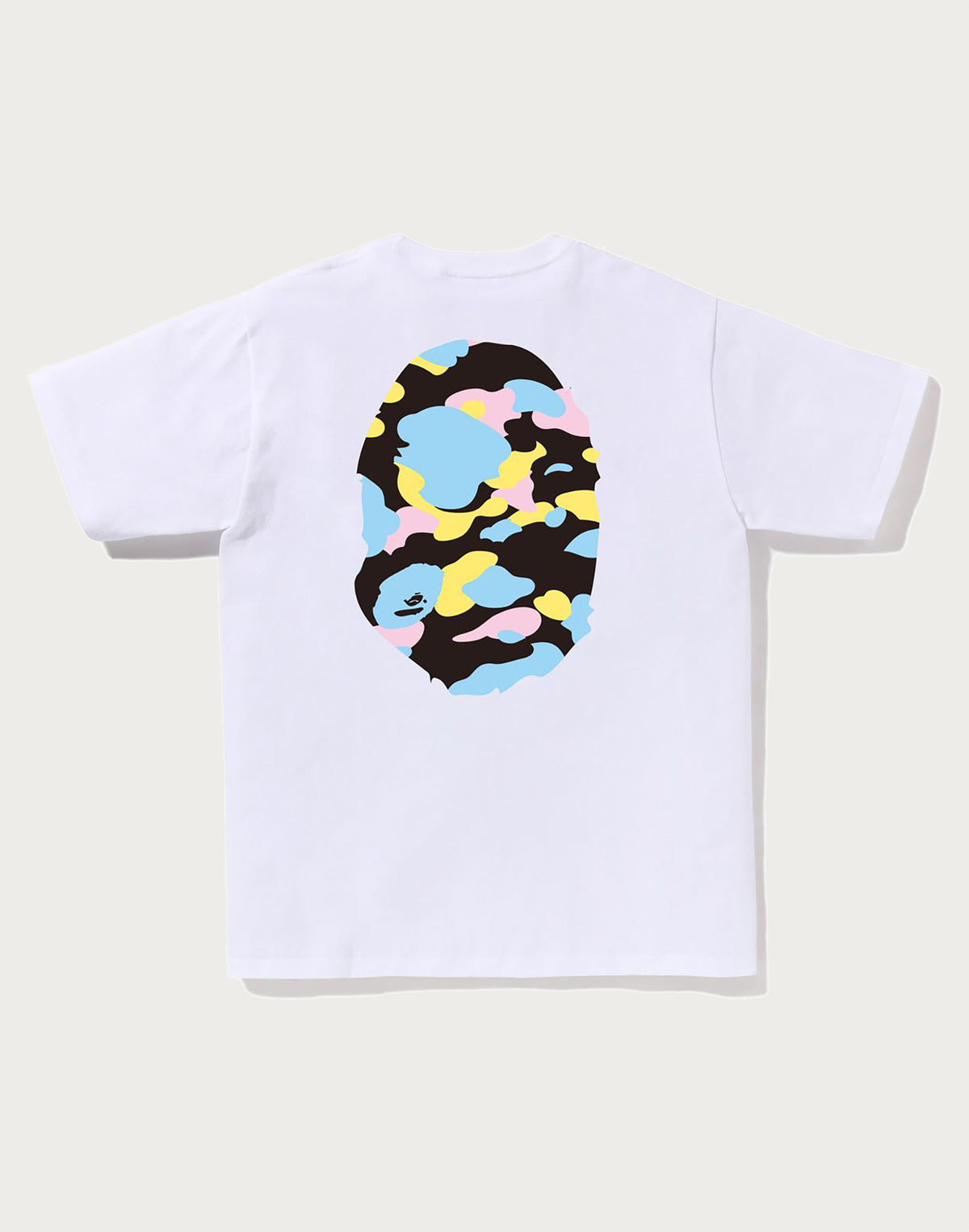 NEW MULTI CAMO BIG APE HEAD TEE MENS