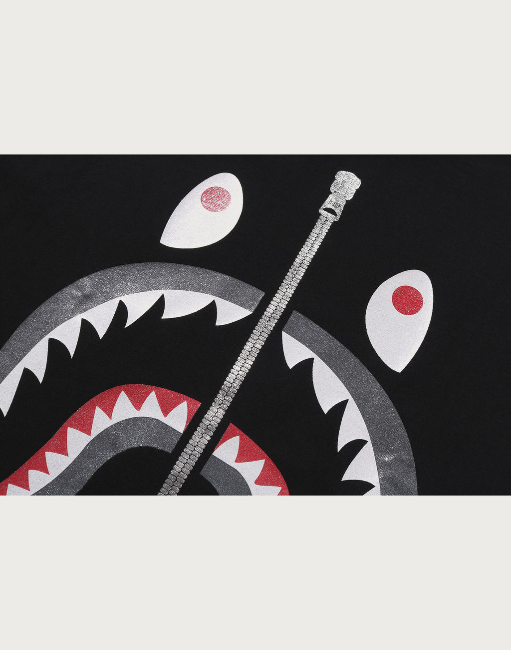 GLITTER SHARK TEE MENS