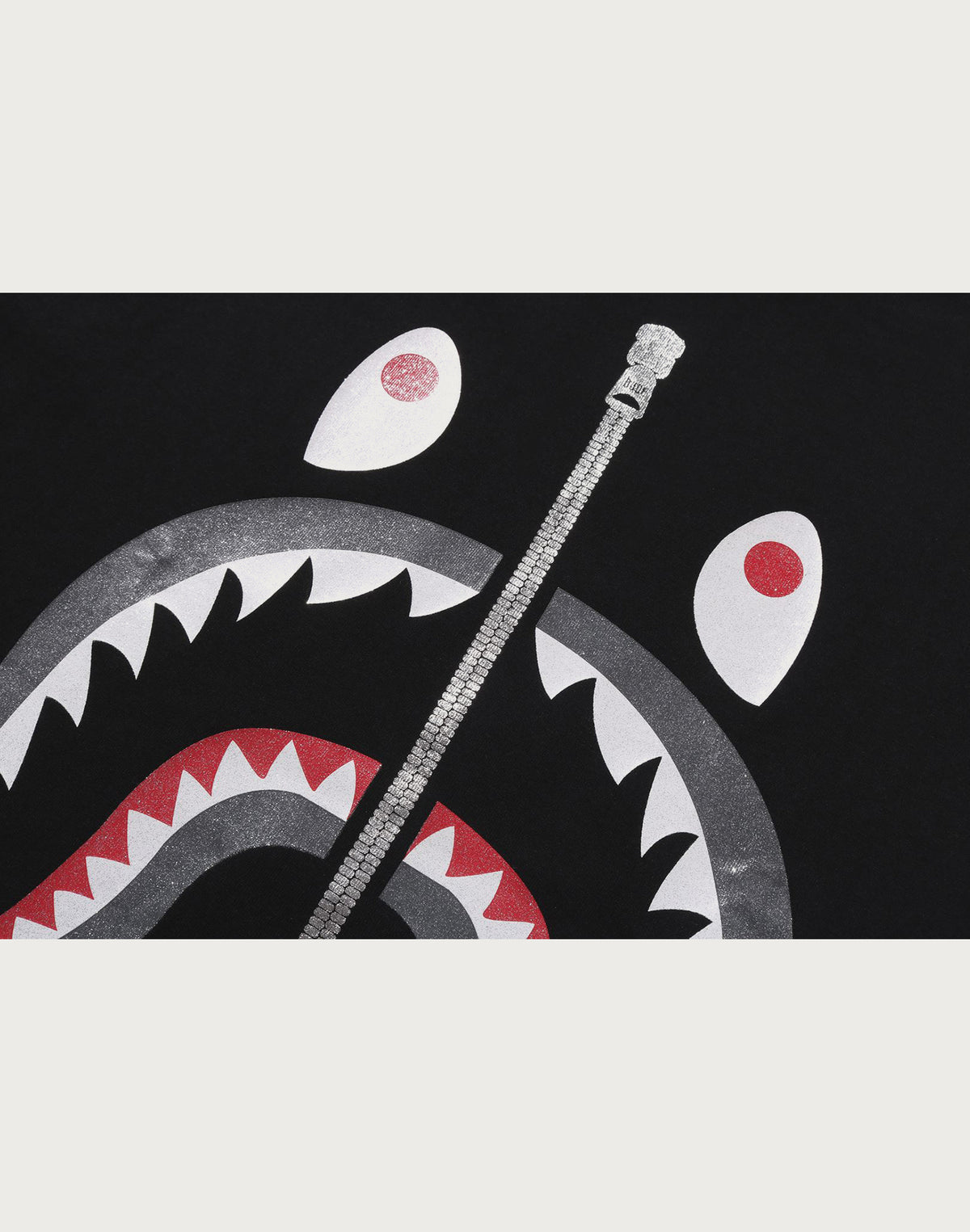 GLITTER SHARK TEE MENS