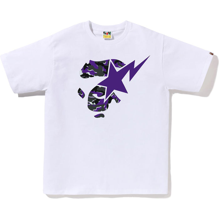 GLITCH WOODLAND CAMO APE FACE STA TEE MENS