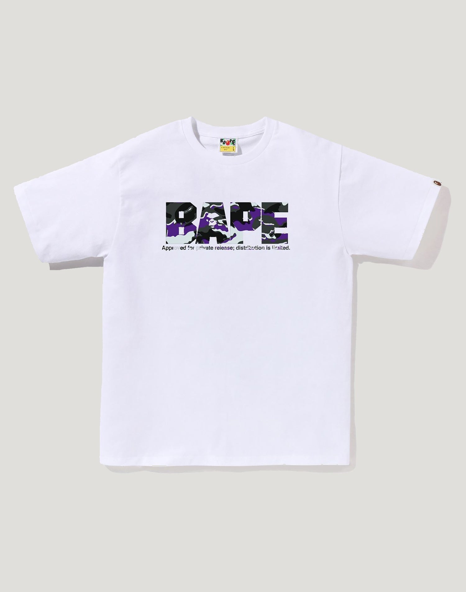 GLITCH WOODLAND CAMO ARMY BAPE TEE MENS