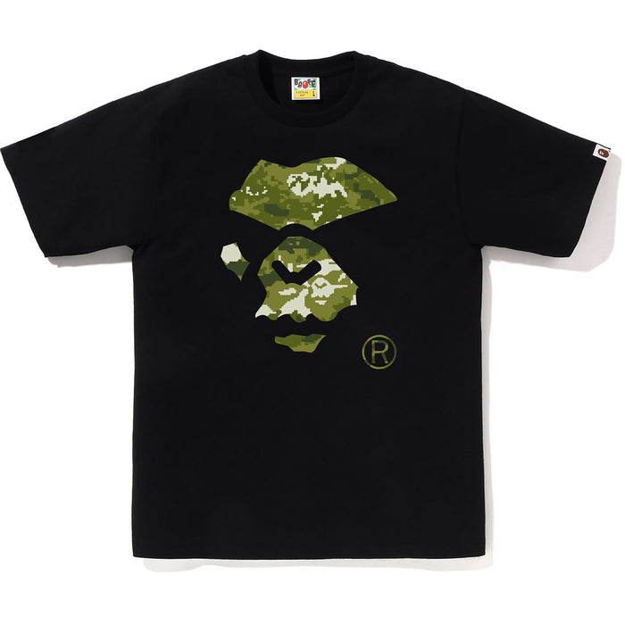 MULTI PIXEL CAMO MAD APE FACE TEE MENS