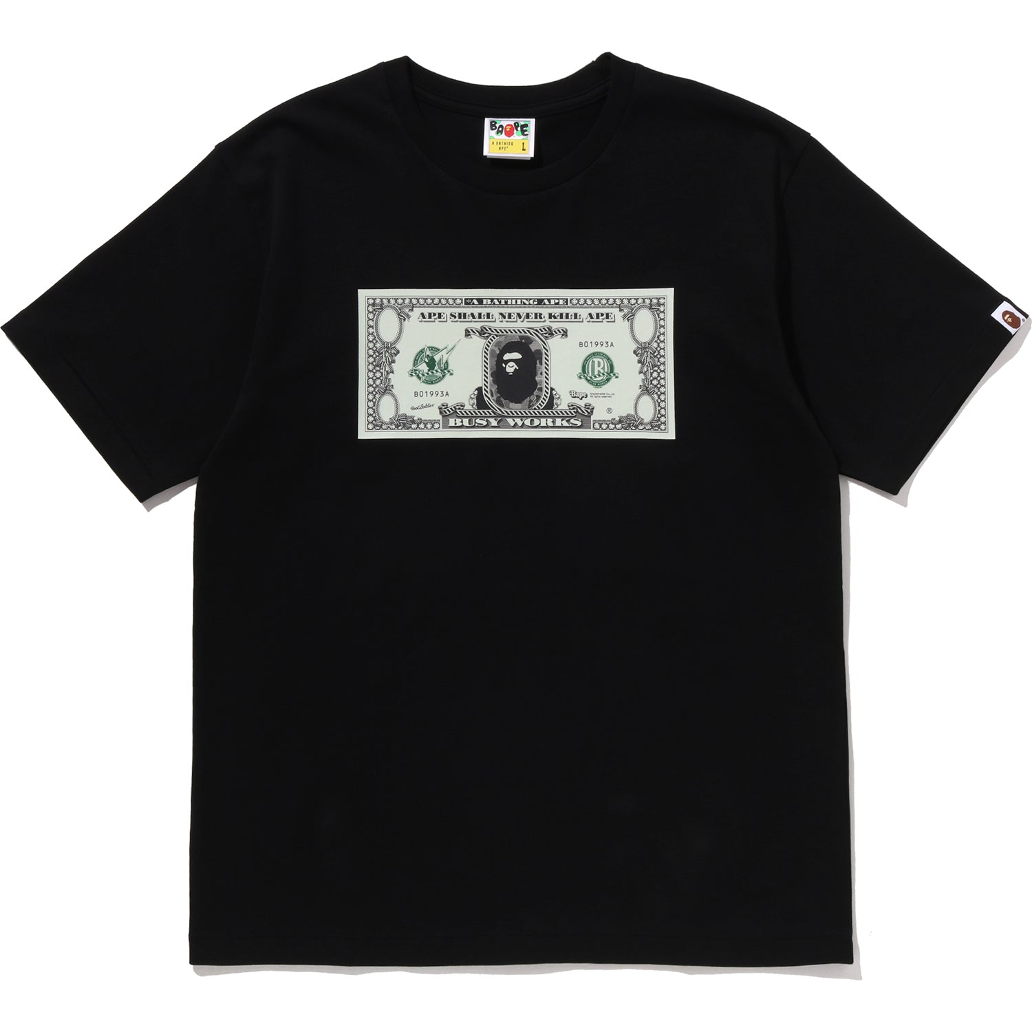BAPE BANKNOTE TEE MENS – us.bape.com