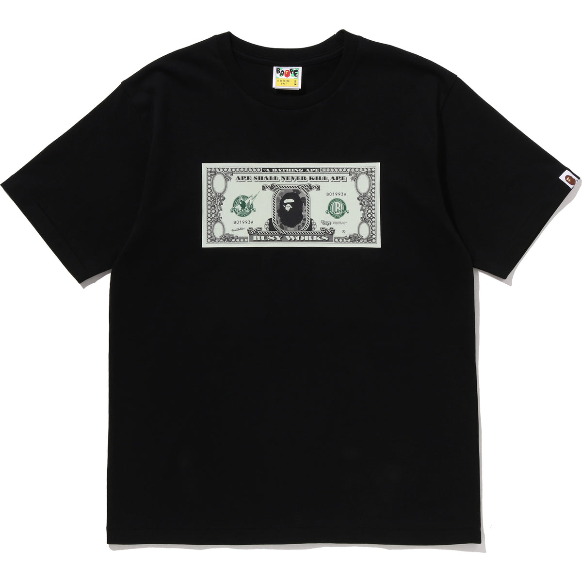 BAPE BANKNOTE TEE MENS