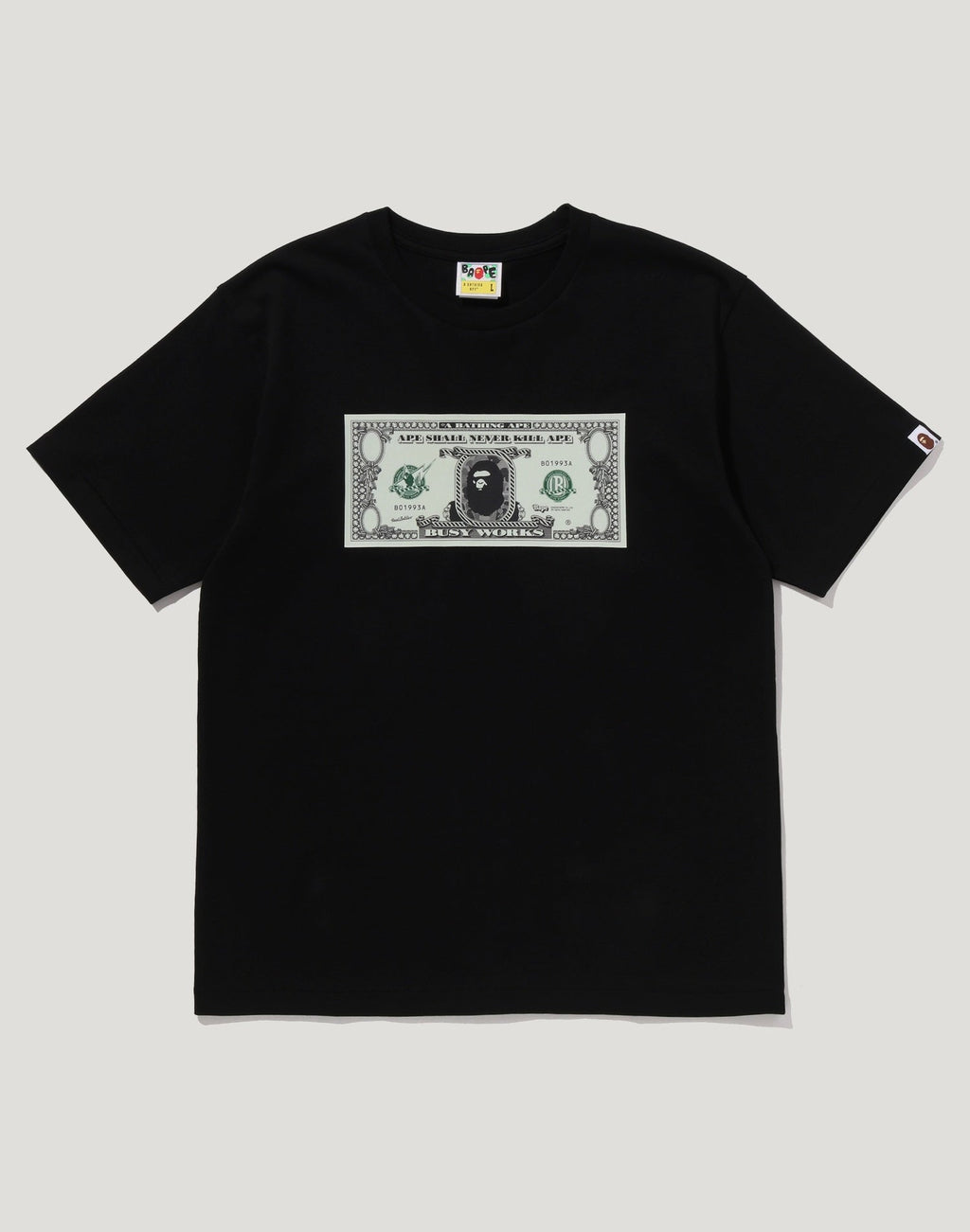BAPE BANKNOTE TEE MENS