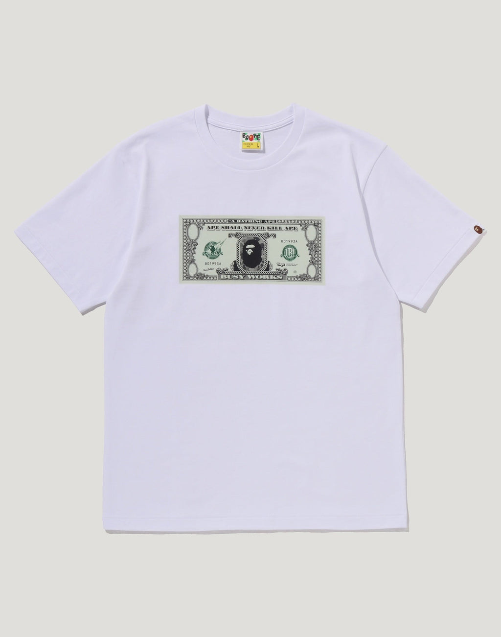 BAPE BANKNOTE TEE MENS