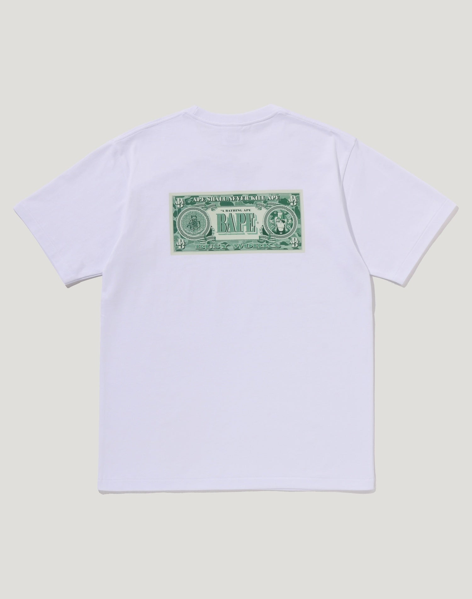 BAPE BANKNOTE TEE MENS