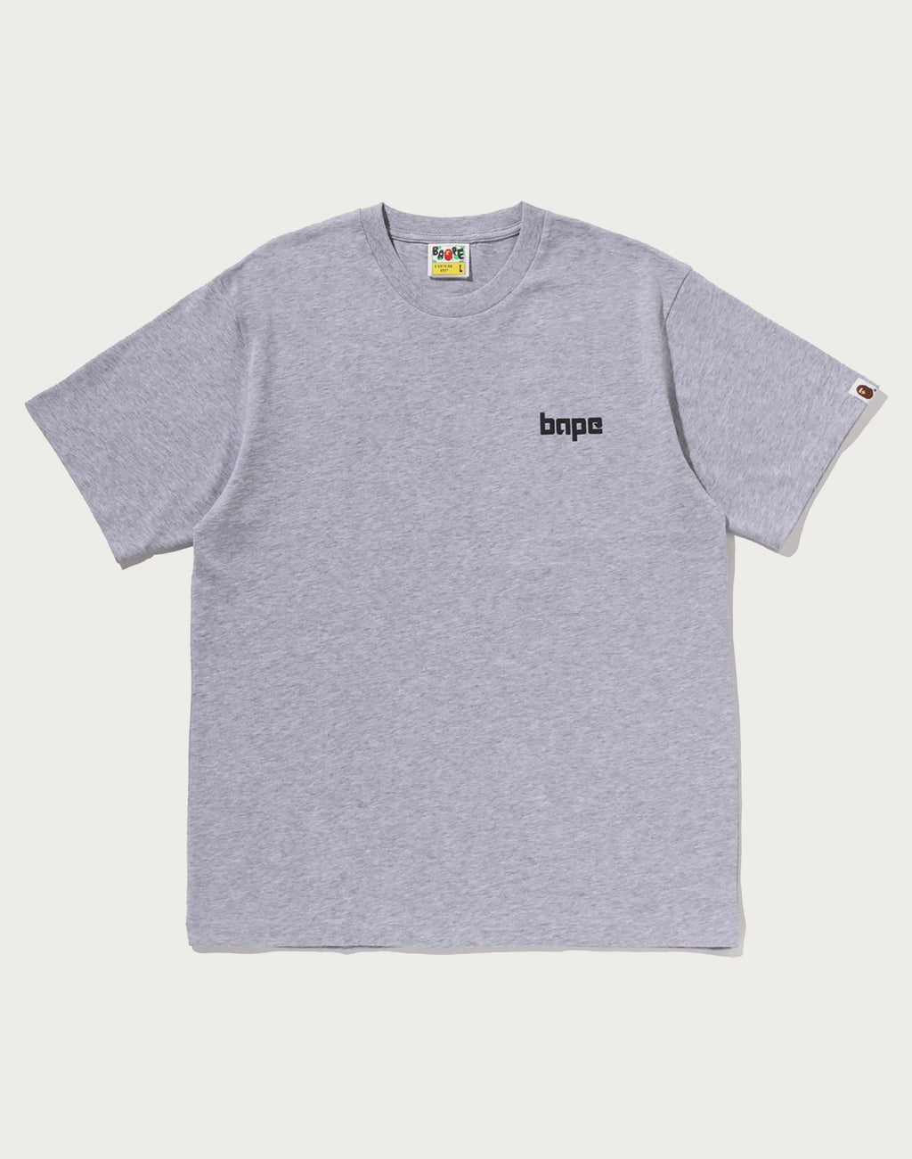 A BATHING APE LOGO TEE MENS