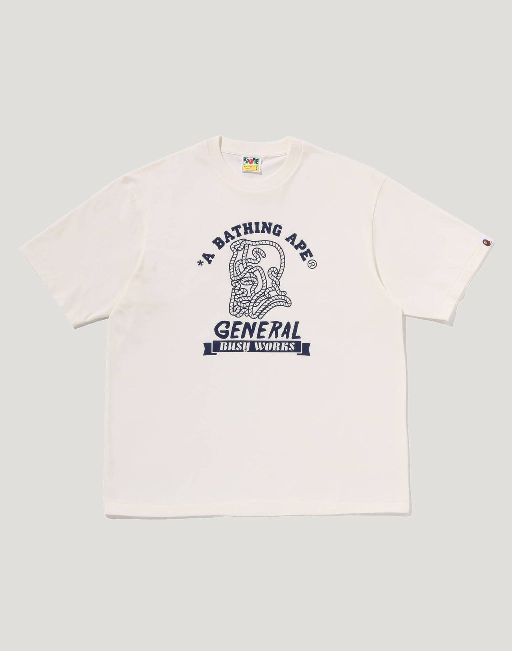 APE GENERAL COLLEGE RELAXED FIT TEE MENS