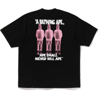 SHARK SEIJIN A BATHING APE LOGO TEE MENS