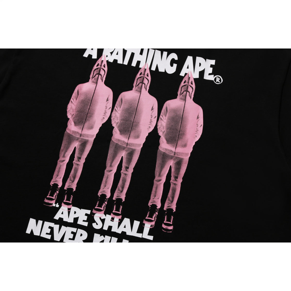 SHARK SEIJIN A BATHING APE LOGO TEE MENS