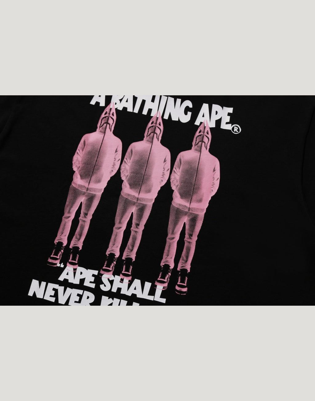 SHARK SEIJIN A BATHING APE LOGO TEE MENS