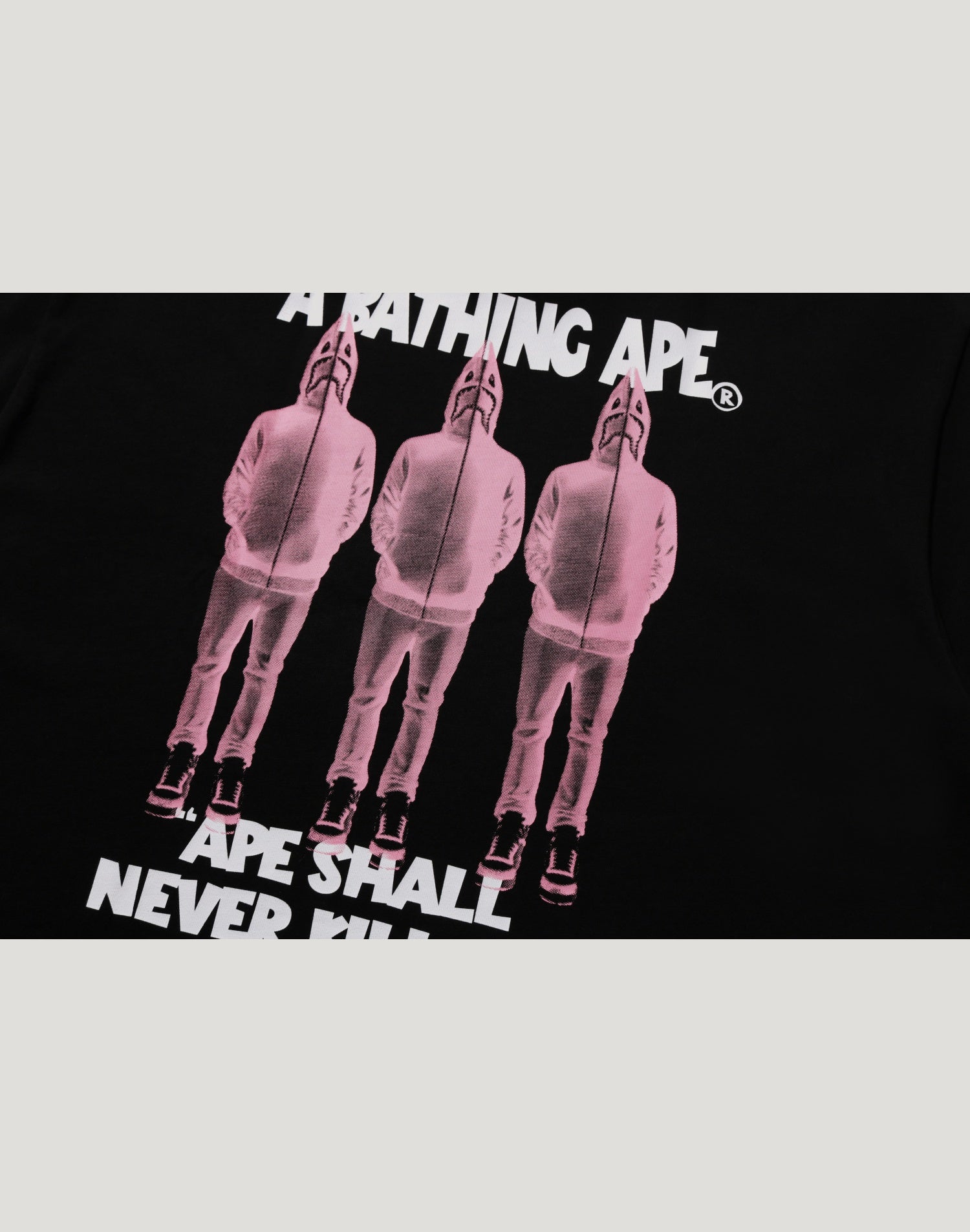 SHARK SEIJIN A BATHING APE LOGO TEE MENS