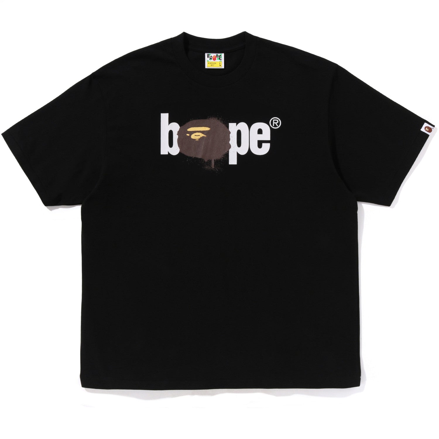 GRAFFITI BAPE LOGO RELAXED FIT TEE TEE MENS