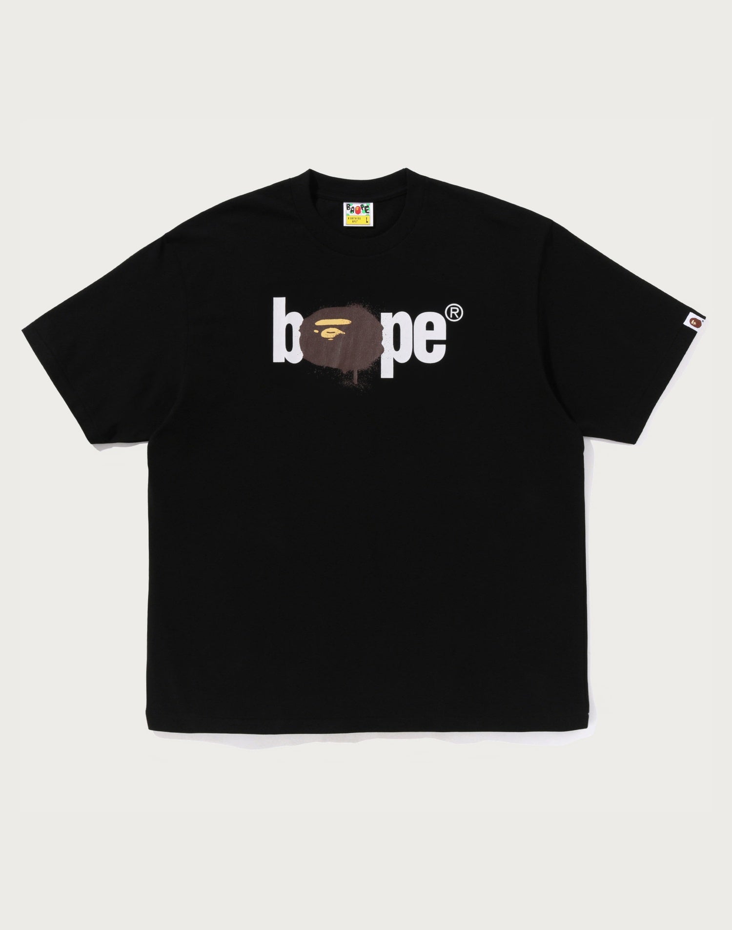 GRAFFITI BAPE LOGO RELAXED FIT TEE TEE MENS