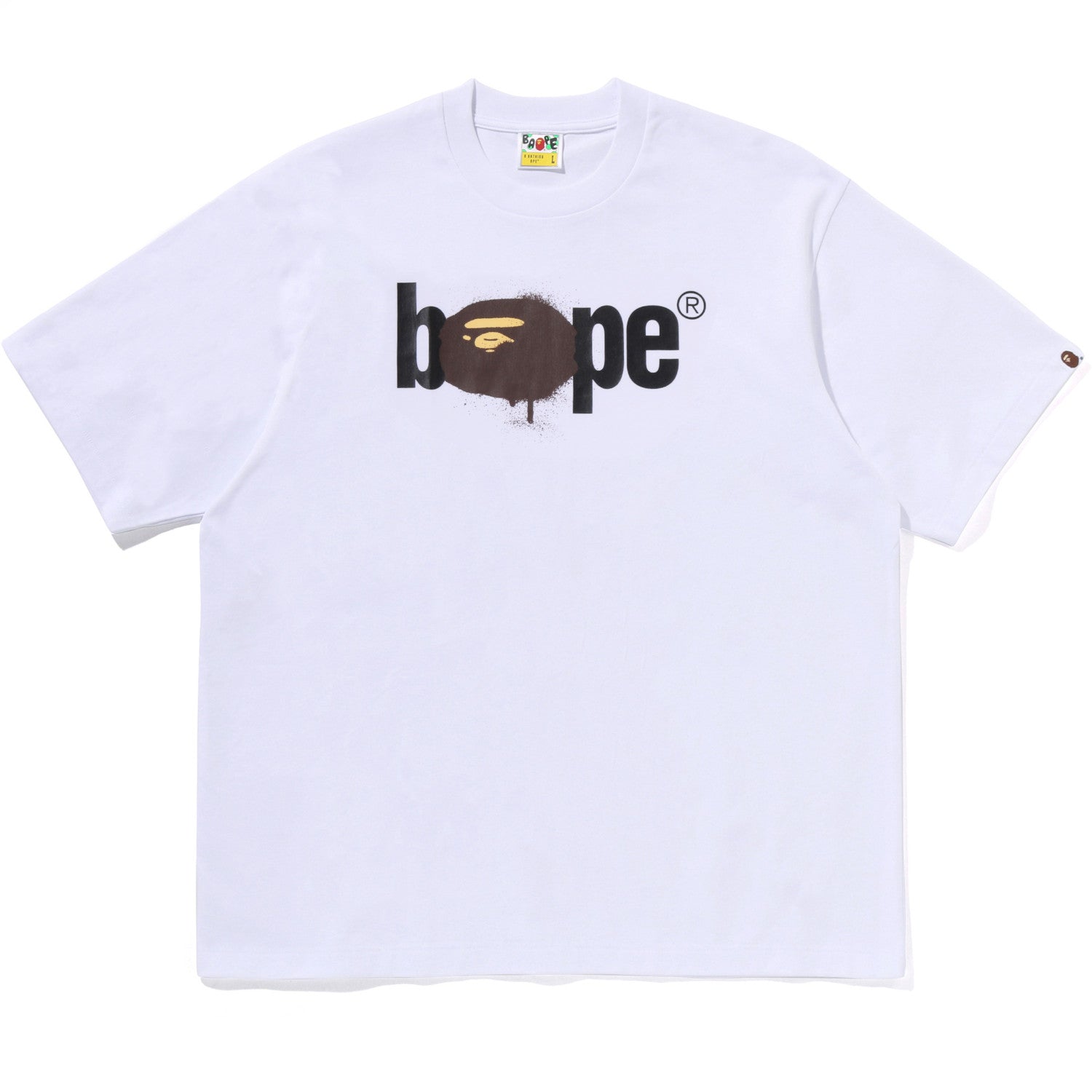 GRAFFITI BAPE LOGO RELAXED FIT TEE TEE MENS