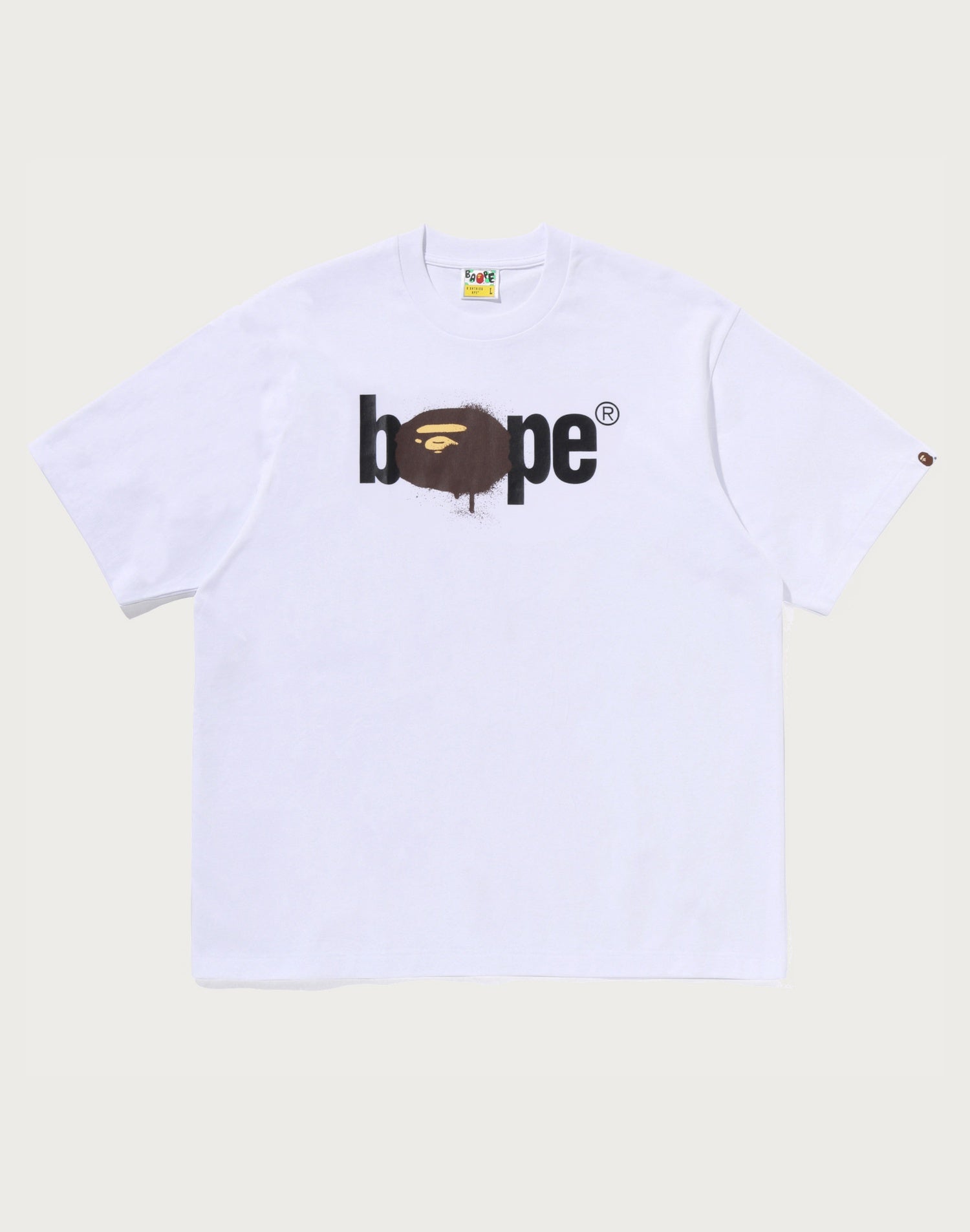 GRAFFITI BAPE LOGO RELAXED FIT TEE TEE MENS