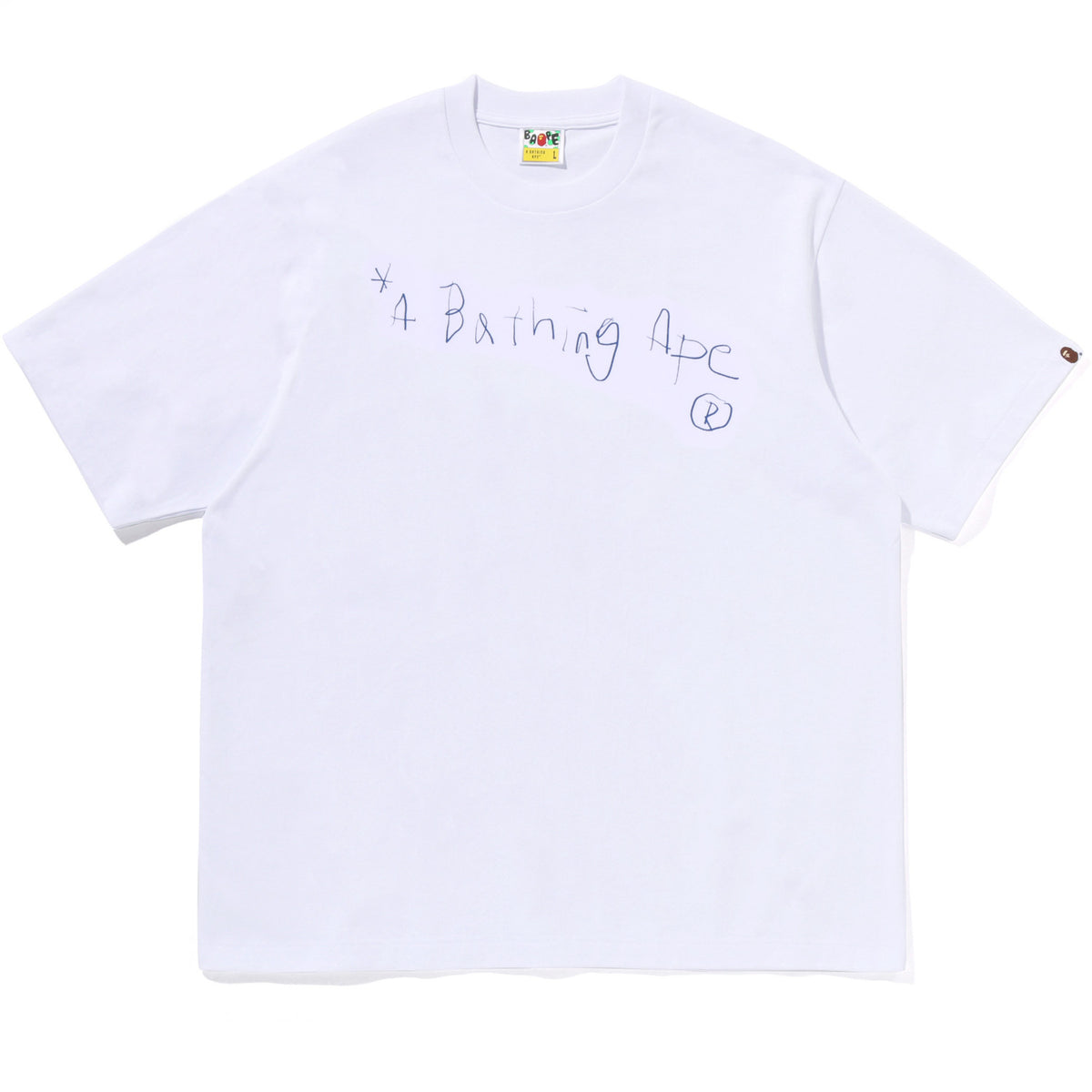 HAND DRAW A BATHING APE RELAXED FIT TEE MENS