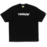 A BATHING APE LOGO RELAXED FIT TEE MENS
