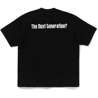 A BATHING APE LOGO RELAXED FIT TEE MENS