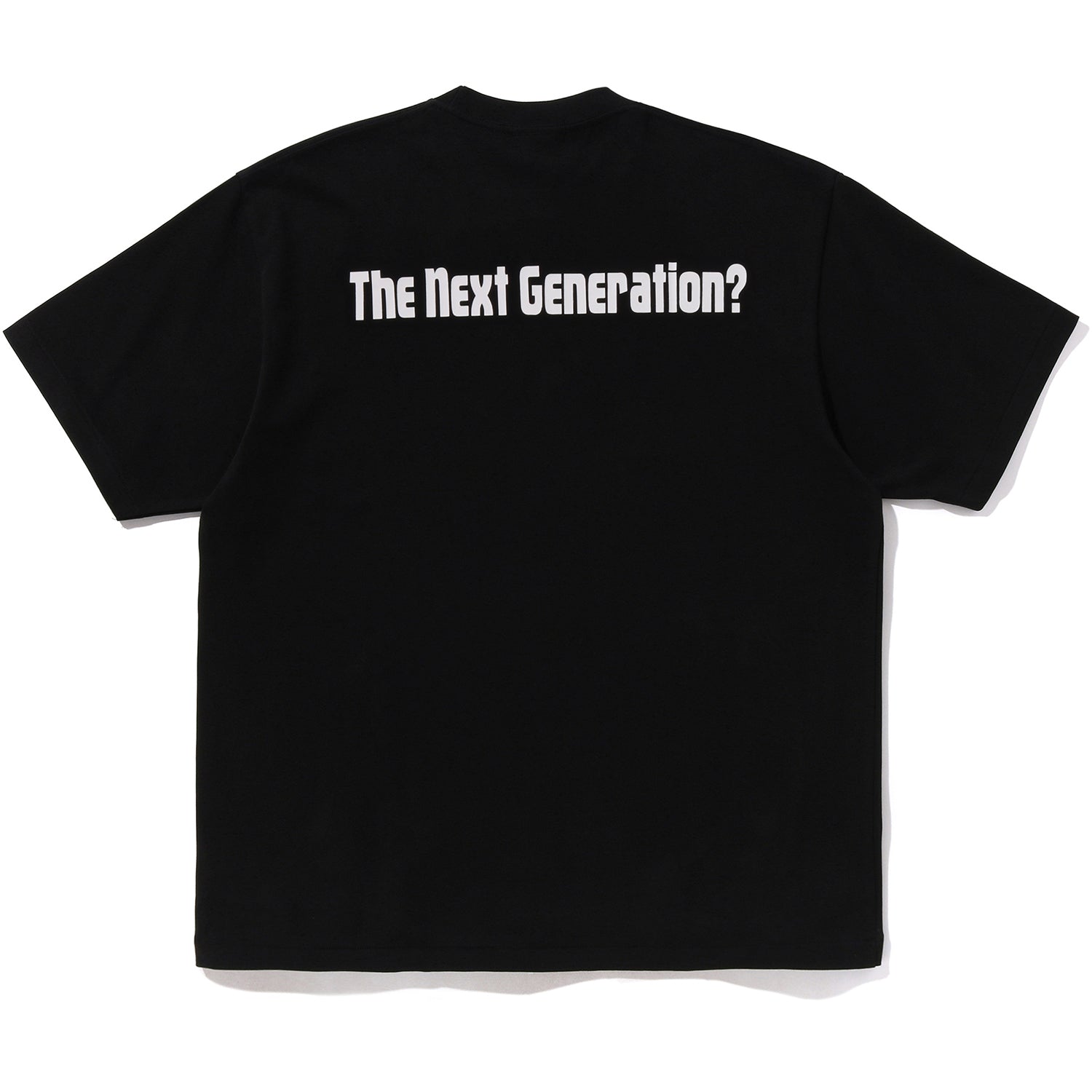 A BATHING APE LOGO RELAXED FIT TEE MENS