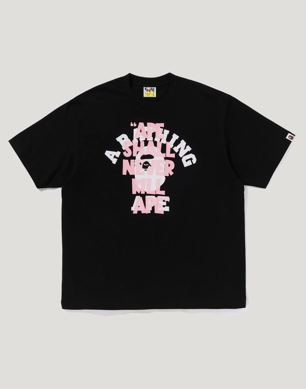 APE SHALL NEVER KILL APE COLLEGE RELAXED FIT TEE MENS