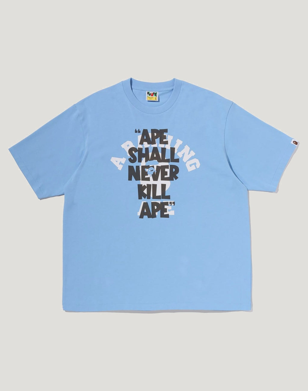 APE SHALL NEVER KILL APE COLLEGE RELAXED FIT TEE MENS
