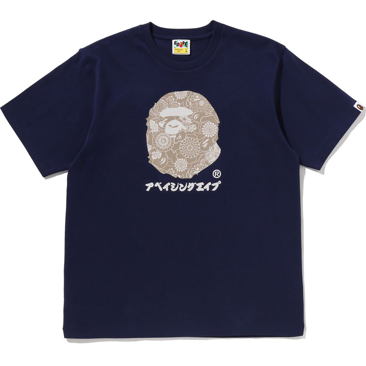 JAPANESE INDIGO ART CAMO BY BATHING APE TEE MENS