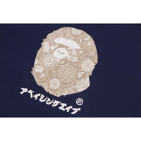 JAPANESE INDIGO ART CAMO BY BATHING APE TEE MENS