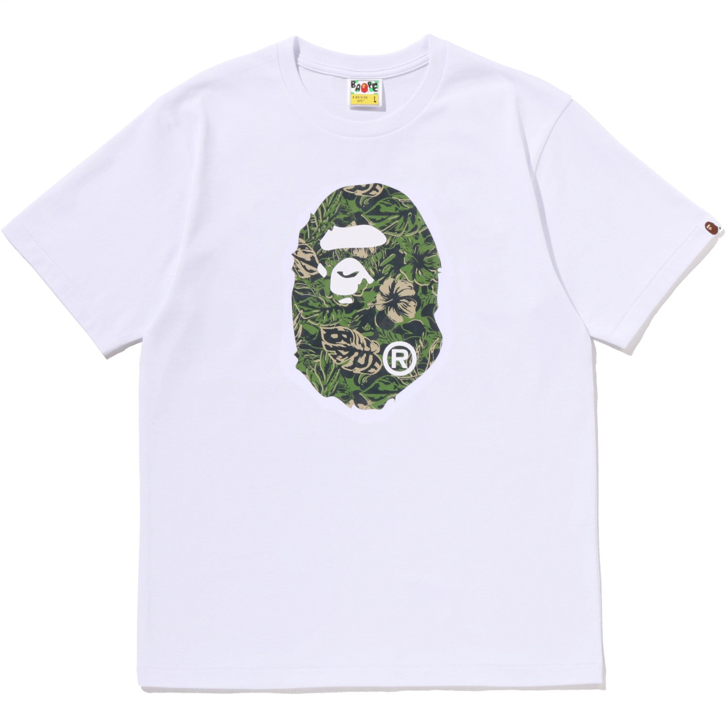 PALM RESORT CAMO APE HEAD TEE MENS – us.bape.com