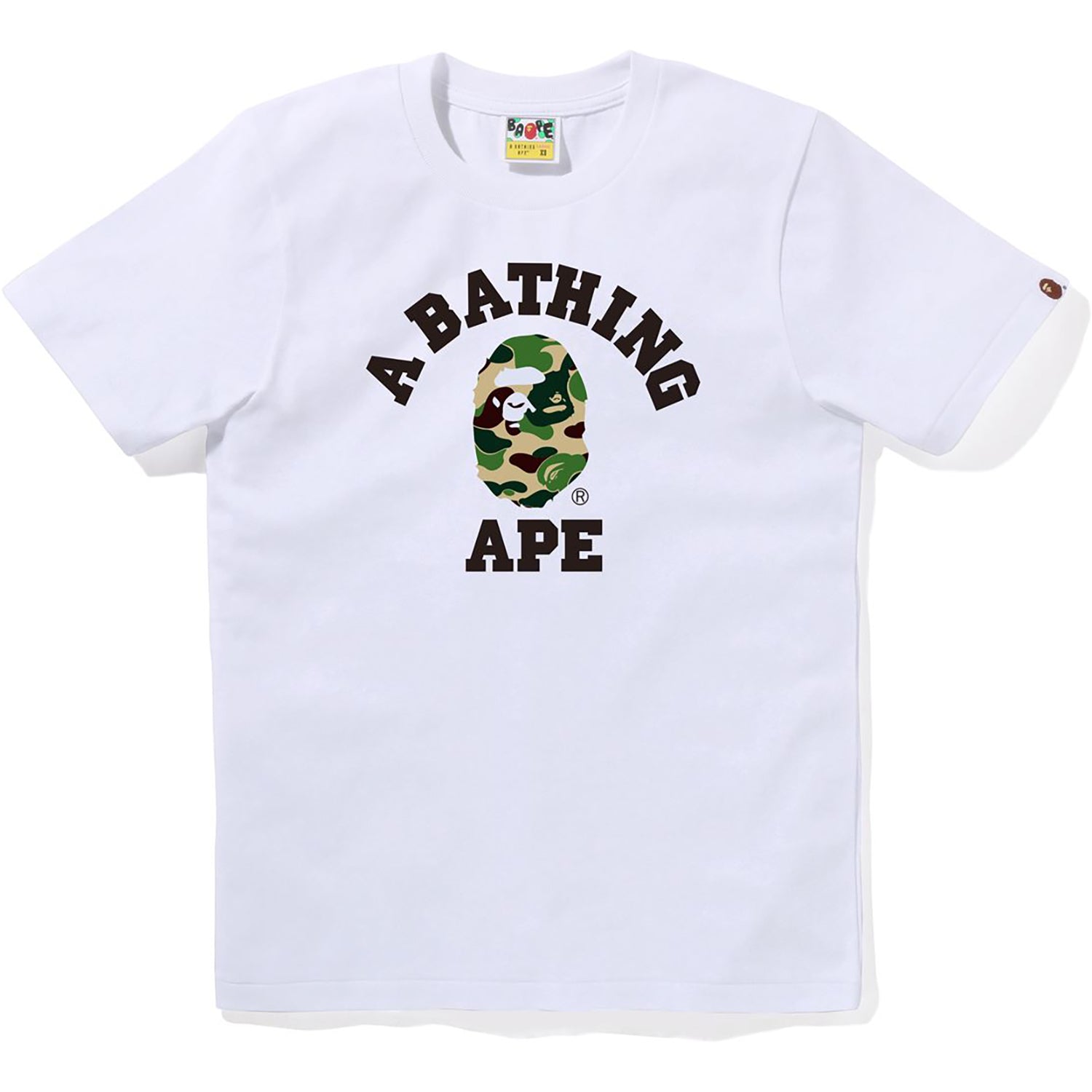 ABC CAMO COLLEGE TEE LADIES – us.bape.com