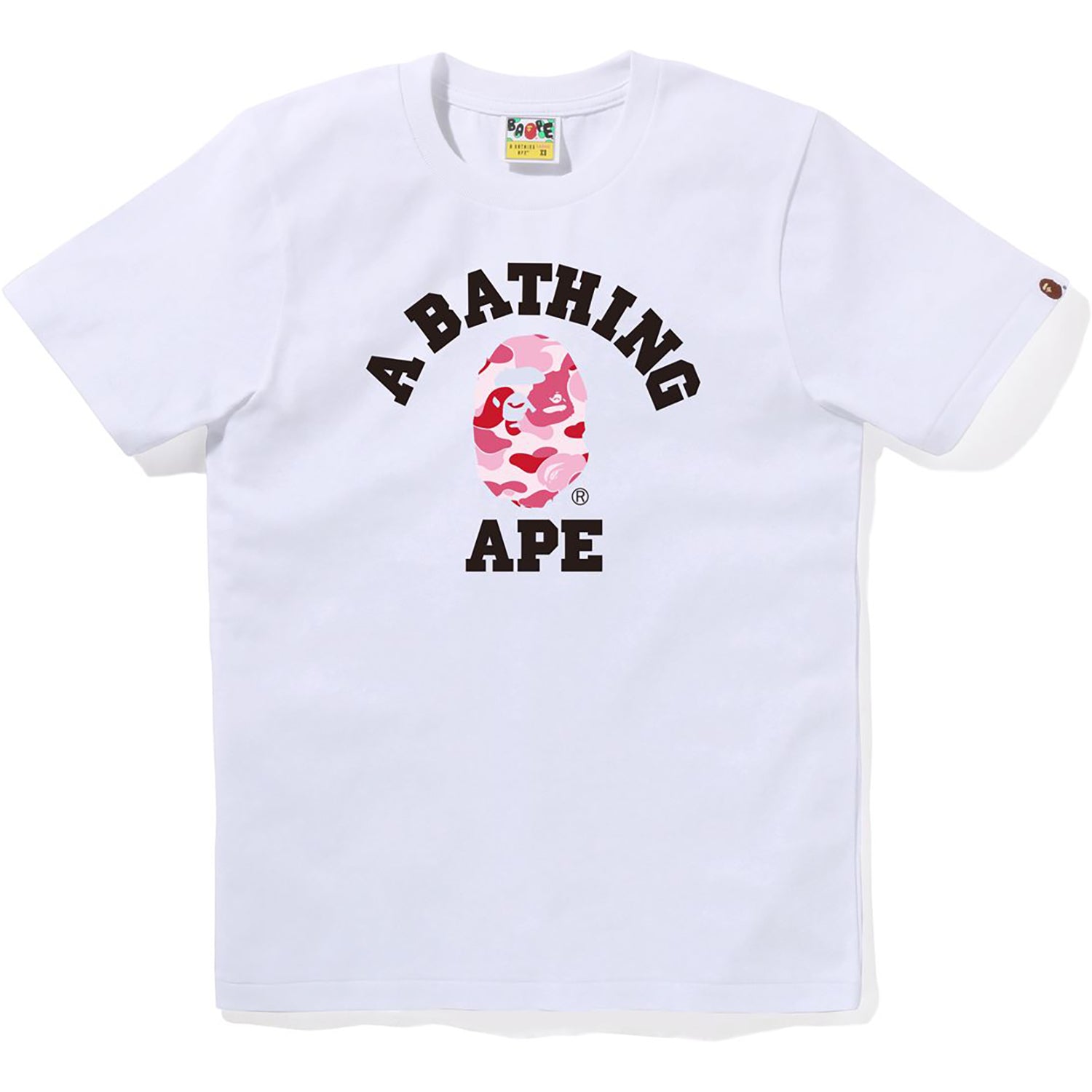 ABC CAMO COLLEGE TEE LADIES – us.bape.com