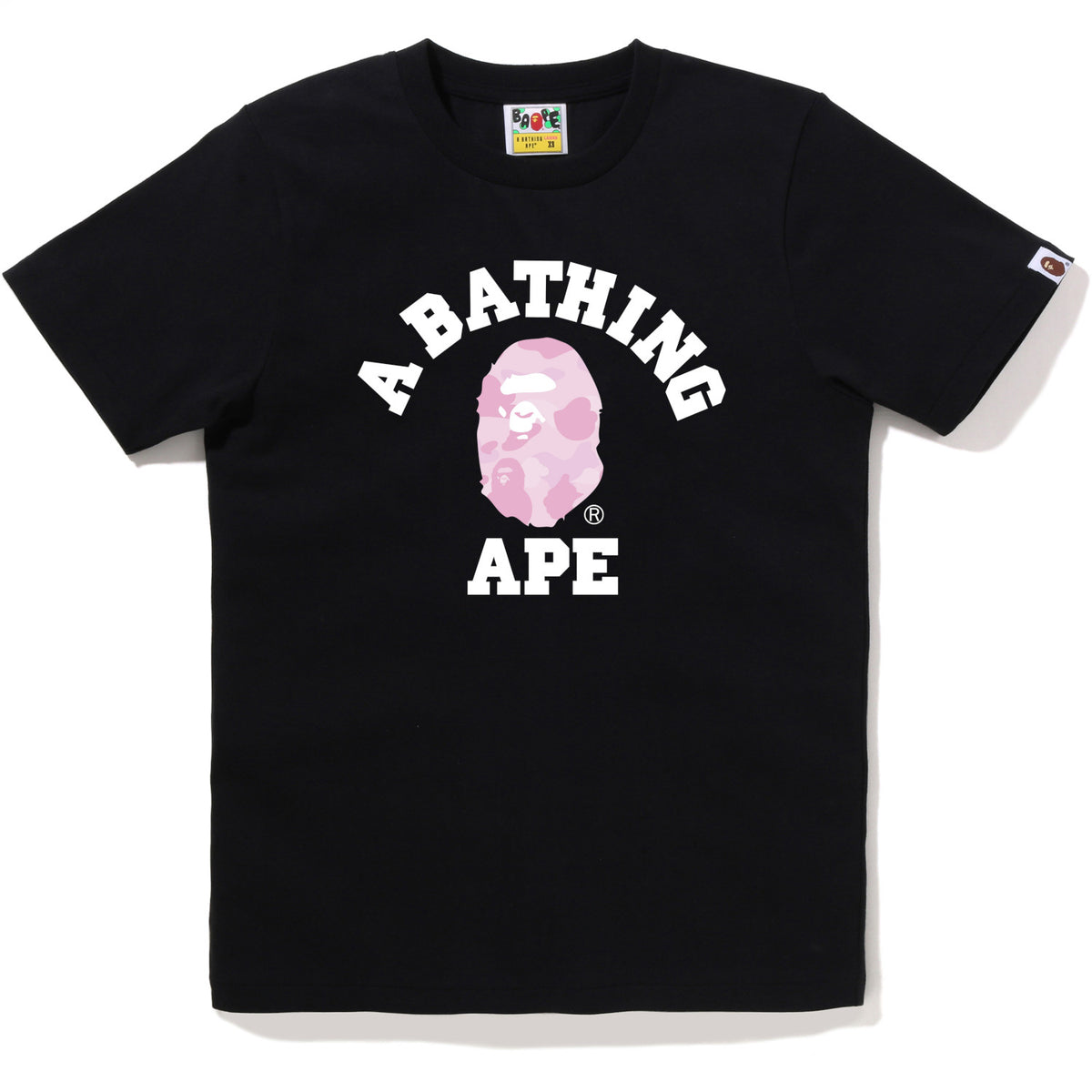 PASTEL COLOR CAMO COLLEGE TEE LADIES