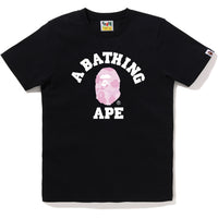 PASTEL COLOR CAMO COLLEGE TEE LADIES