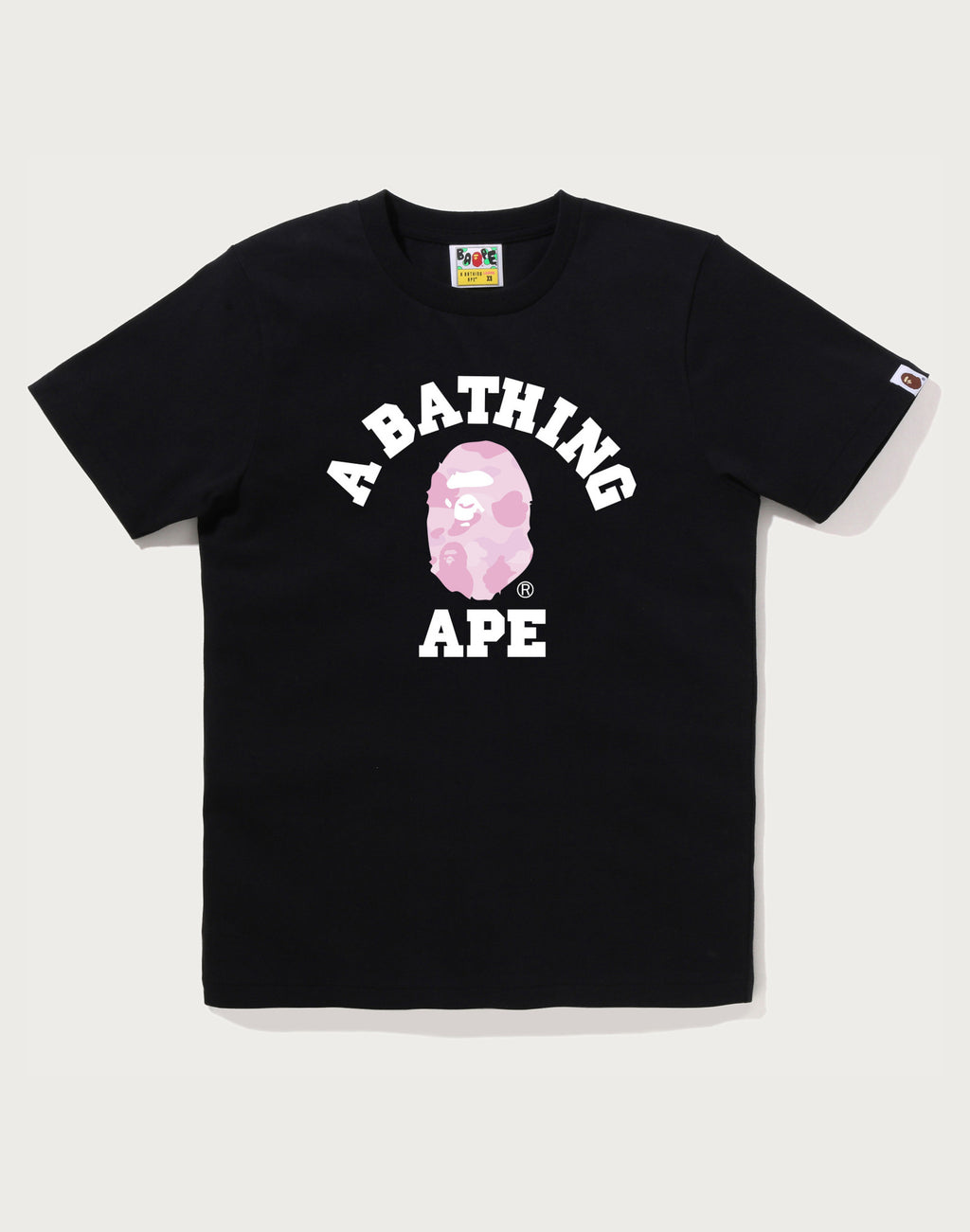 PASTEL COLOR CAMO COLLEGE TEE LADIES