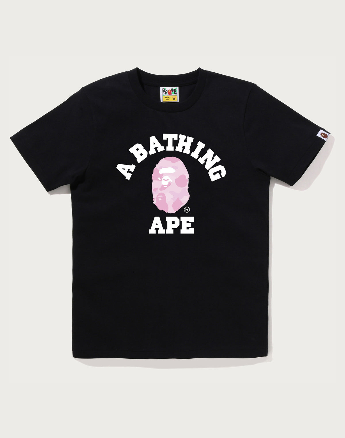 PASTEL COLOR CAMO COLLEGE TEE LADIES
