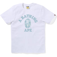 PASTEL COLOR CAMO COLLEGE TEE LADIES