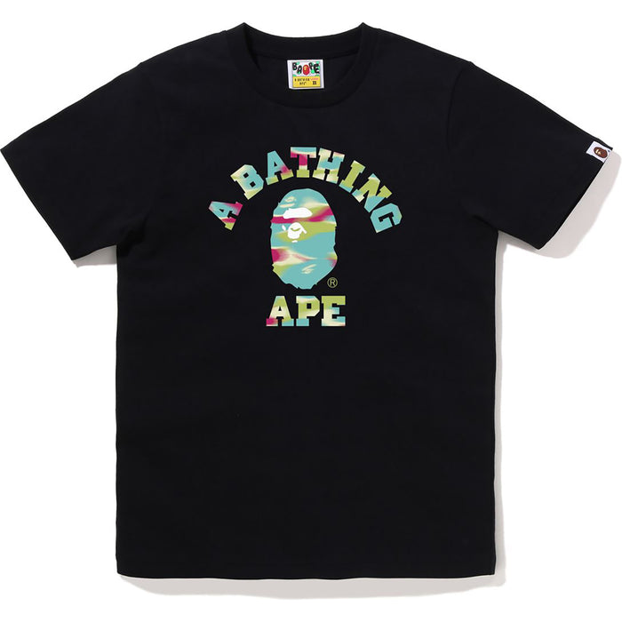 SCREEN CAMO COLLEGE TEE LADIES