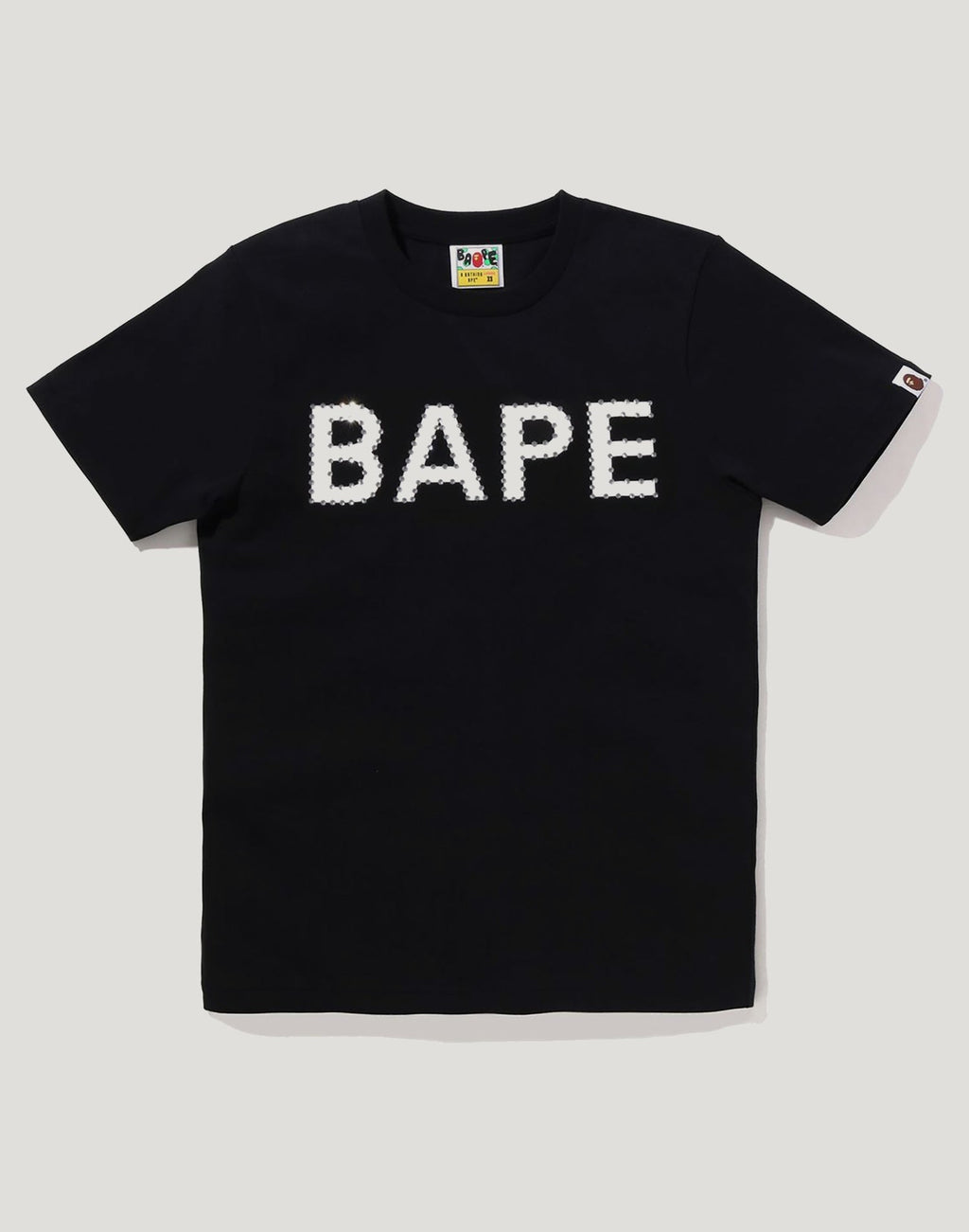 CRYSTAL STONE BAPE LOGO TEE LADIES