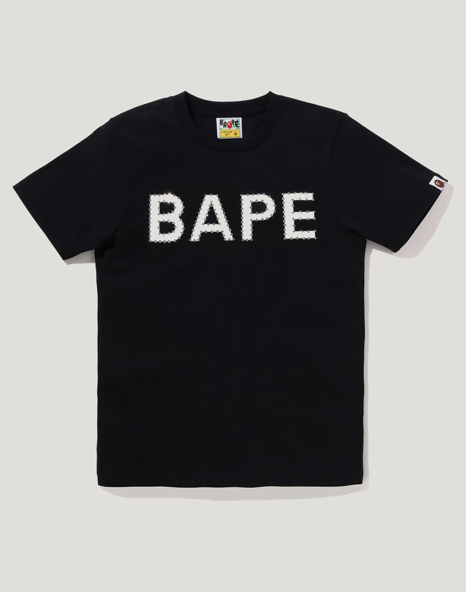 CRYSTAL STONE BAPE LOGO TEE LADIES