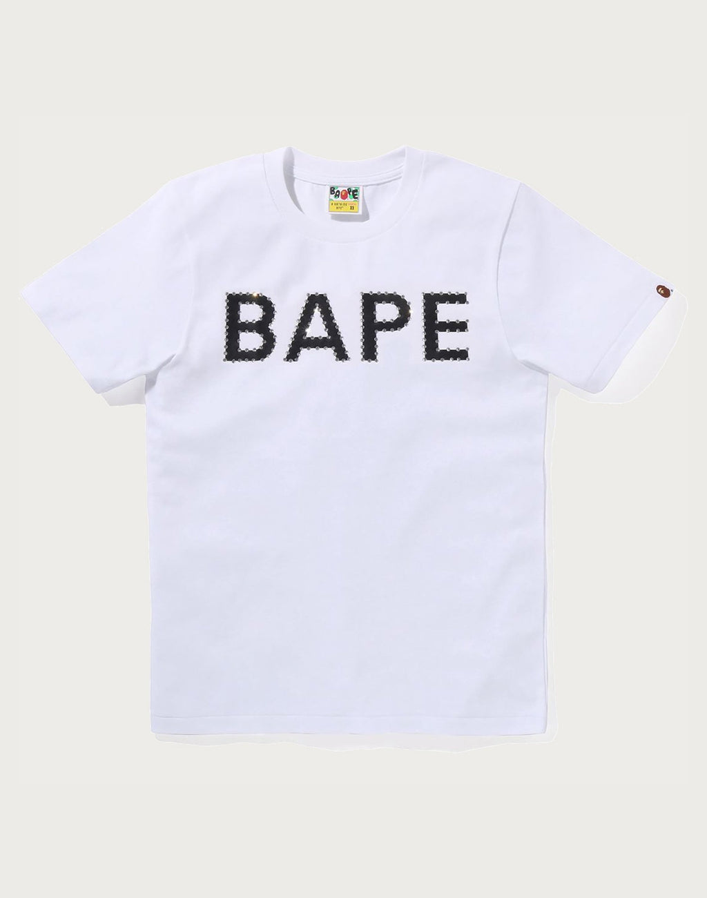 CRYSTAL STONE BAPE LOGO TEE LADIES